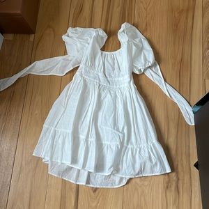 Brand new white backless dress